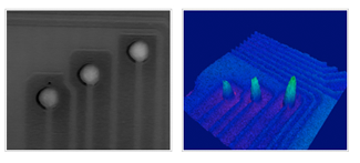 測定例:半田バンプ